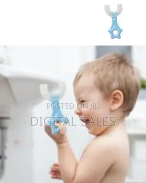 Silicone U-Shape Toothbrush Kids Manual Toddler Teeth Cleaning