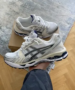 Asics Gel-kayano 14 White/Silver Running Sneakers