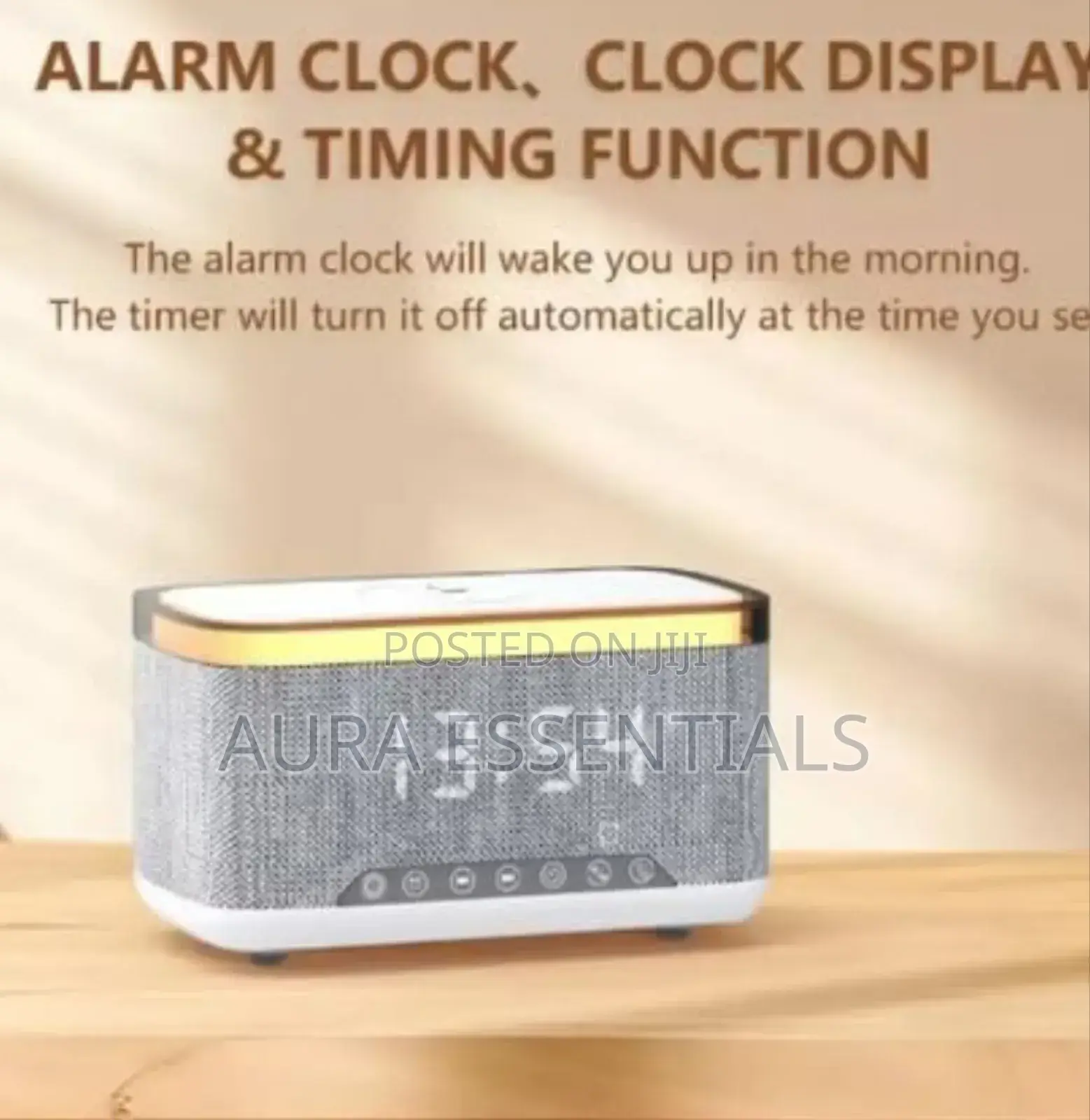 Multifunction Bluetooth Speaker Alarm Clock Wireless Charger