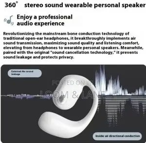 Business Single Open Ear Headphone/Earbud