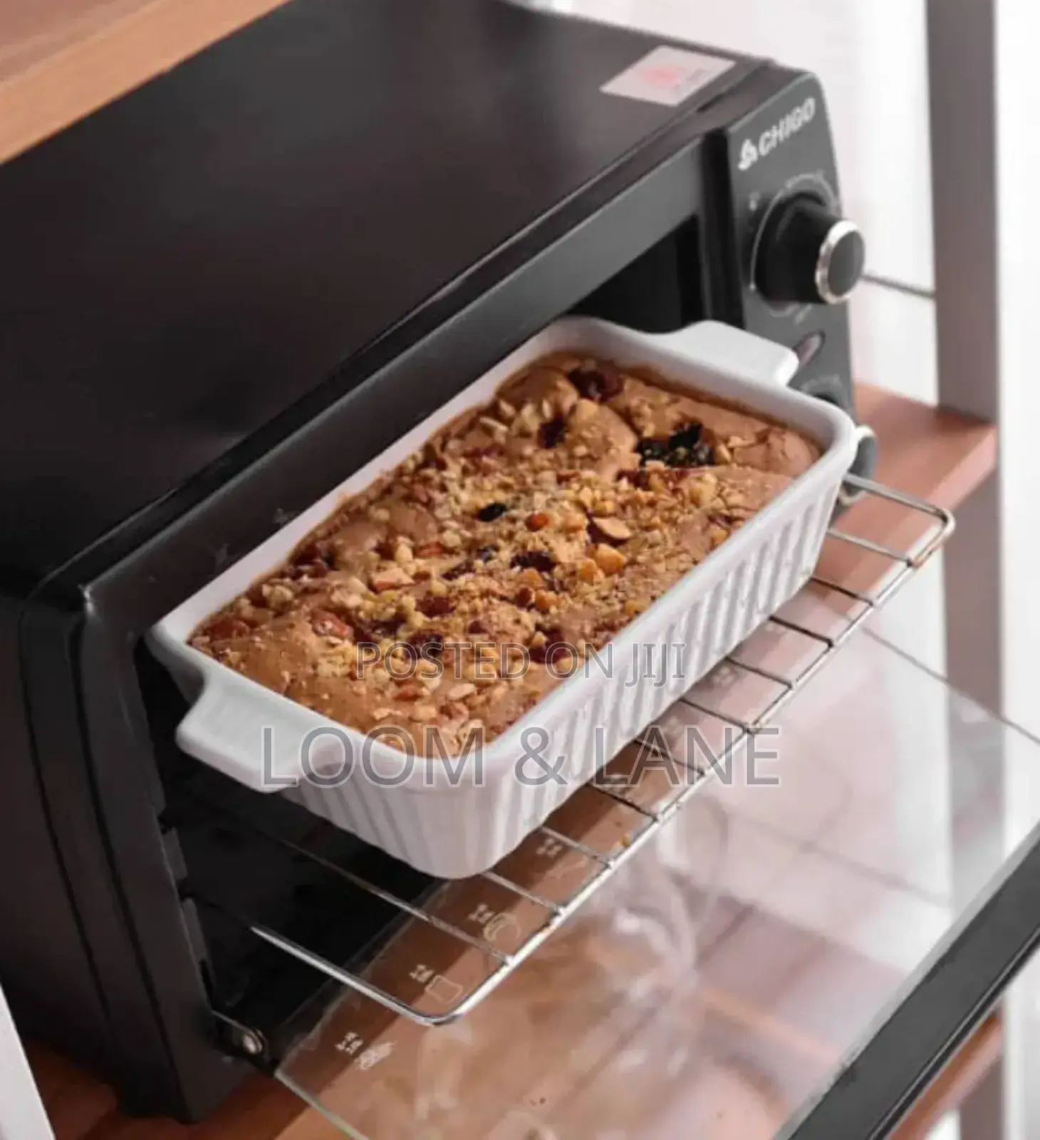 3pcs Ceramic Rectangular Baking Dish Casserole Dishes