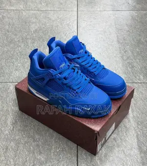 Original Air Jordan 4 Retro Blue “Bike Air” Sneakers