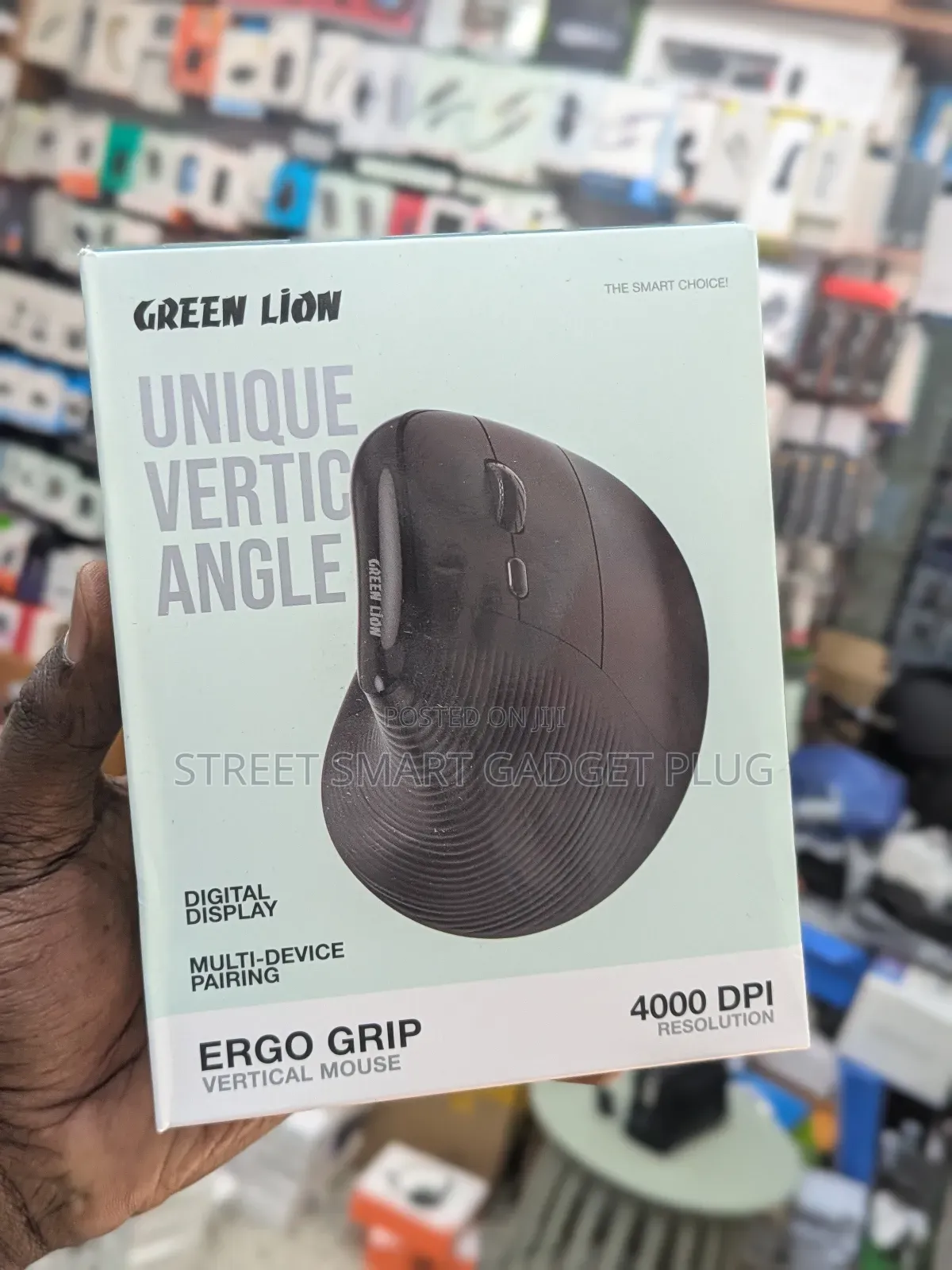 Greenlion Wireless Ergo Grip Vertical Mouse