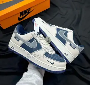 Nike Air Force 1 X Dior Midnight Blue/White Sneakers
