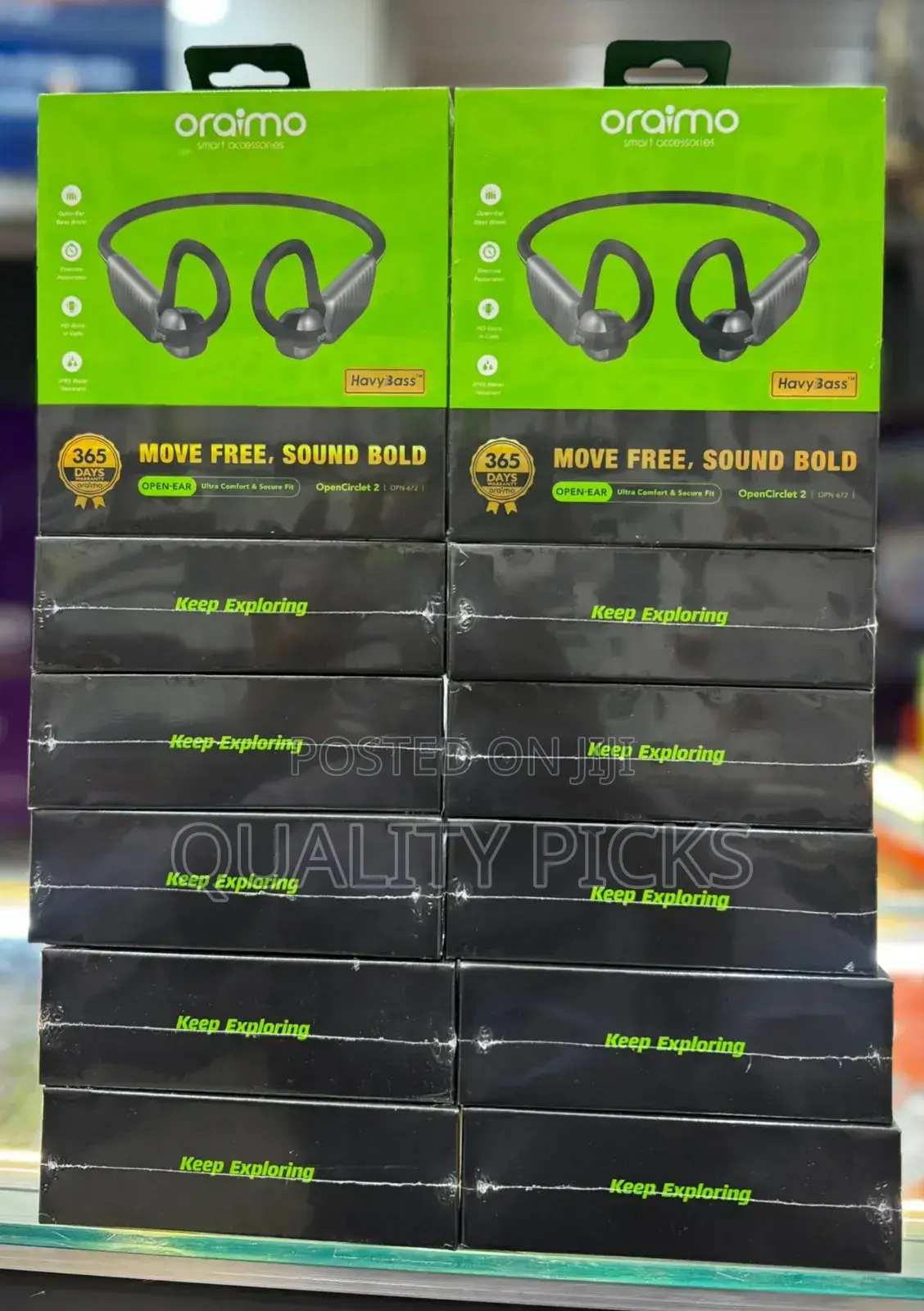 Oraimo Open Circle Ipx5 Head Sets .