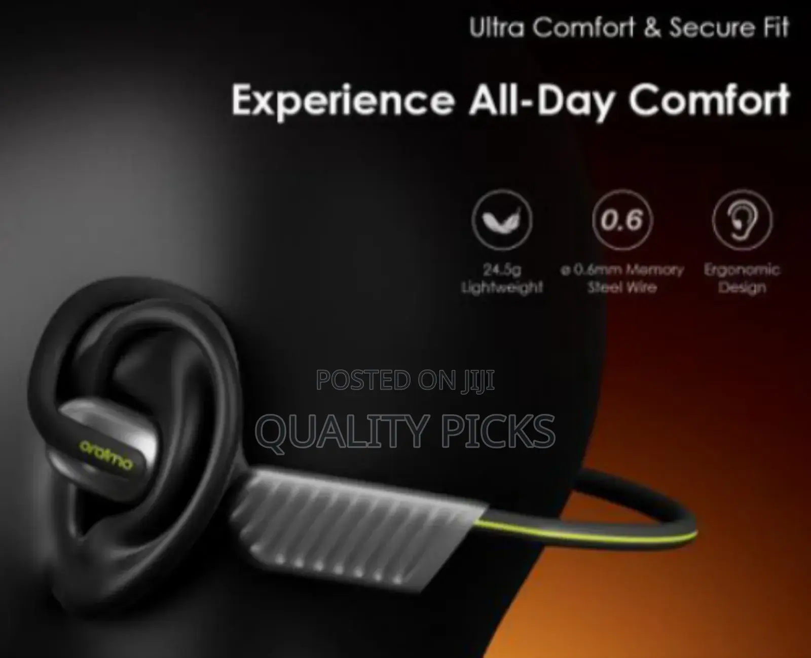 Oraimo Open Circle Ipx5 Head Sets .
