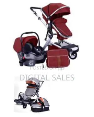 Newborn Stroller 3 In 1 Baby Pushchair Baby Carriage For 0-4 Years