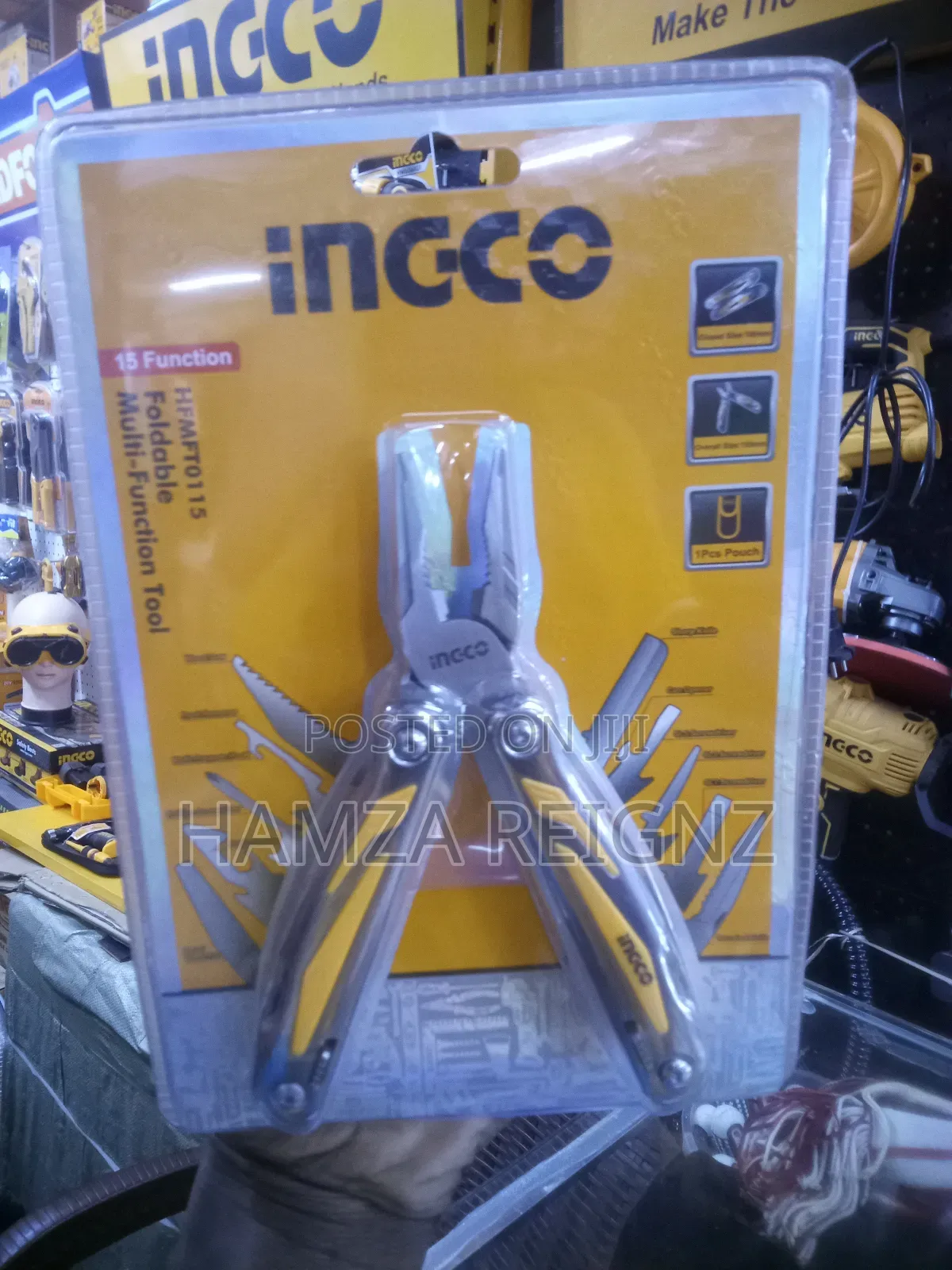 Ingco Hfmft0115 Foldable Multi Function Tool