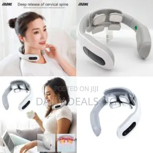 Smart Neck Massager With Heat - Cordless Rechargeable Trigger Point
