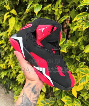 Original Nike Air Jordan True Flight Black/University Red Sneakers