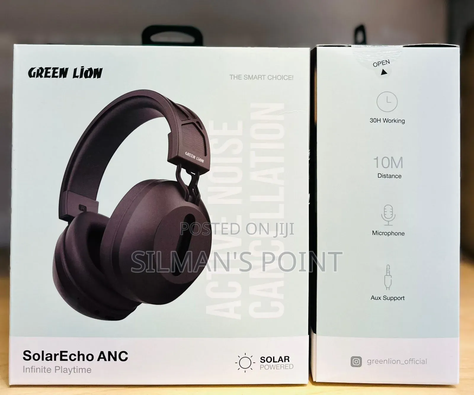 Green Lion Solarecho Anc Wireless Headphones