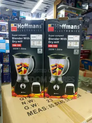 Hoffmans Hm-166 Super Compact Blender With Dry Mill.