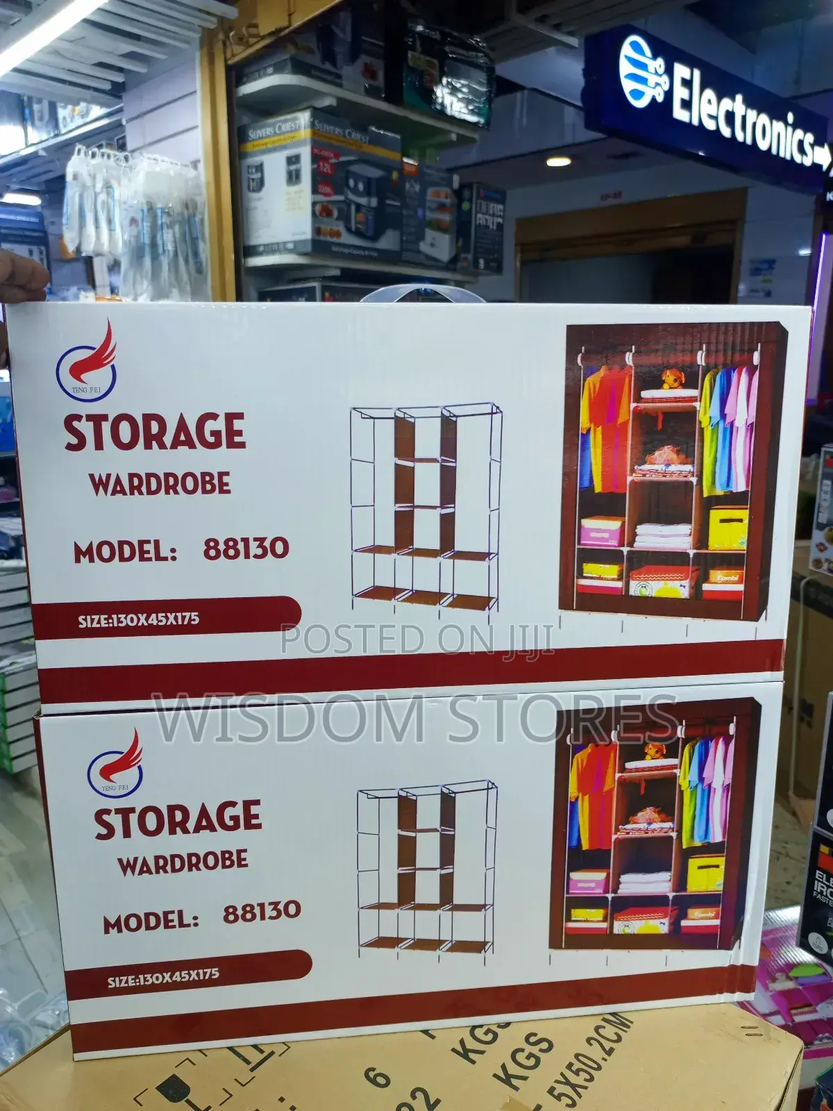 Portable Storage Wardrobe, Model 88130.