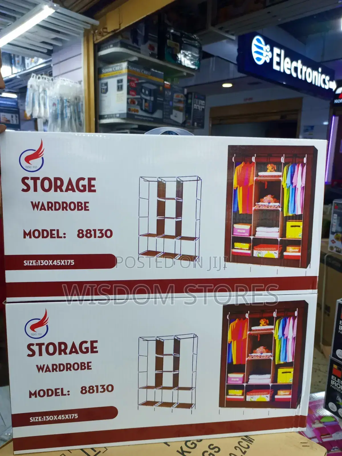 Portable Storage Wardrobe, Model 88130.