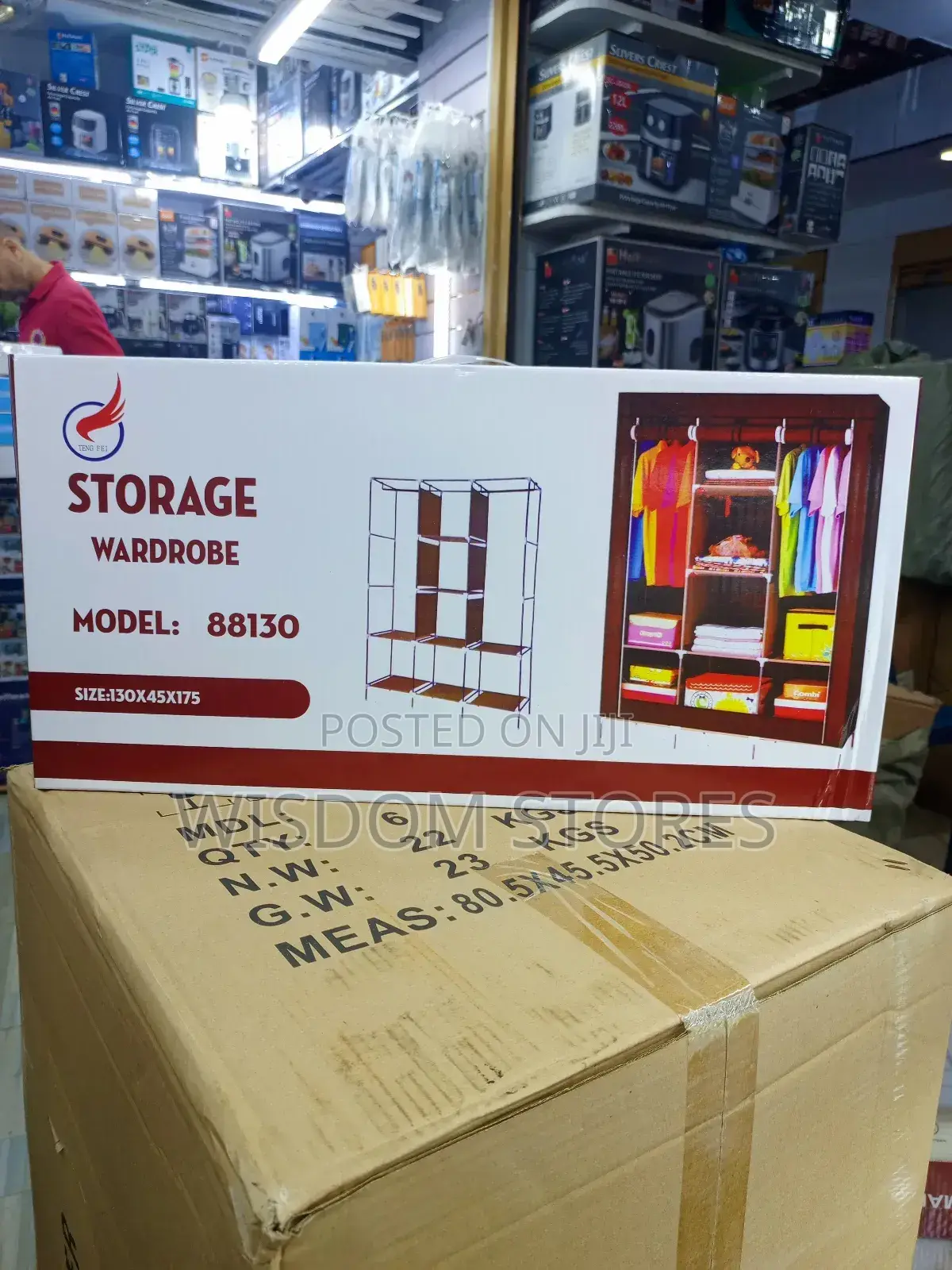 Portable Storage Wardrobe, Model 88130.