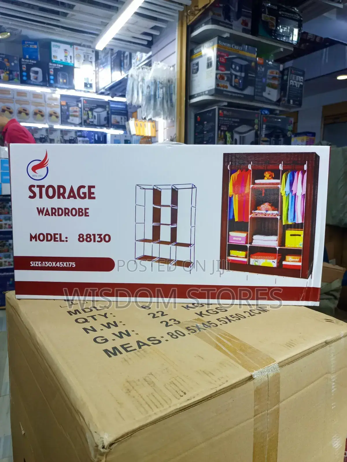 Portable Storage Wardrobe, Model 88130.
