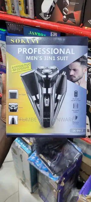 Electric Shaver and Grooming Kit 3in1