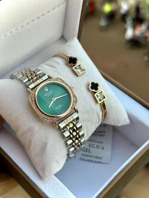 Women's Pure Silver Rolex Wrist Time Piece at 20% Discount