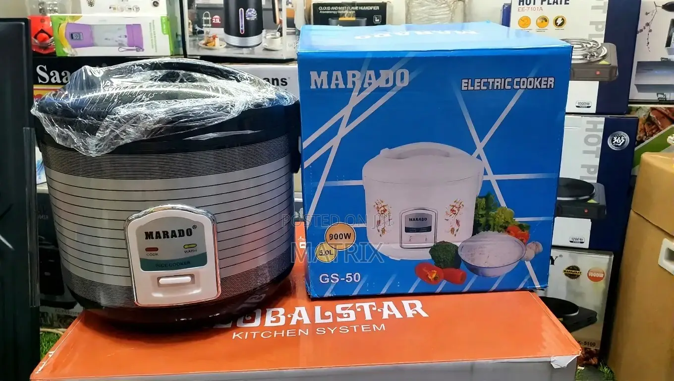 5 Litres Marado Rice Cooker White