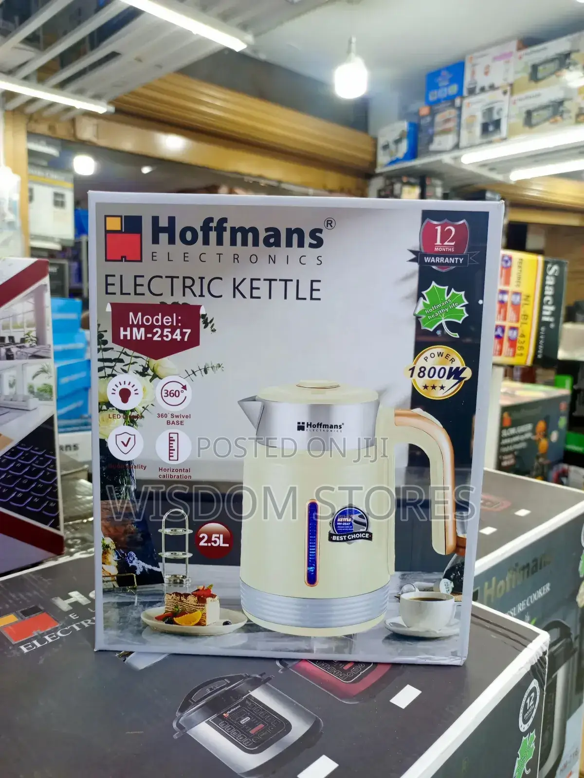 Hoffmans Hm-2547 Electric Milk Kettle.