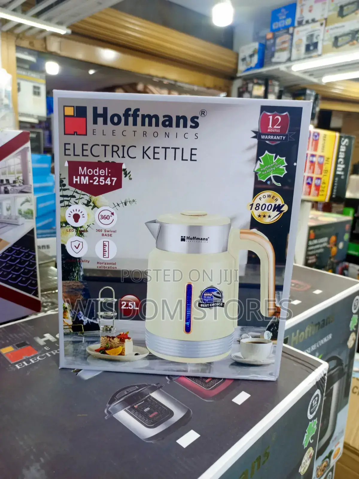 Hoffmans Hm-2547 Electric Milk Kettle.