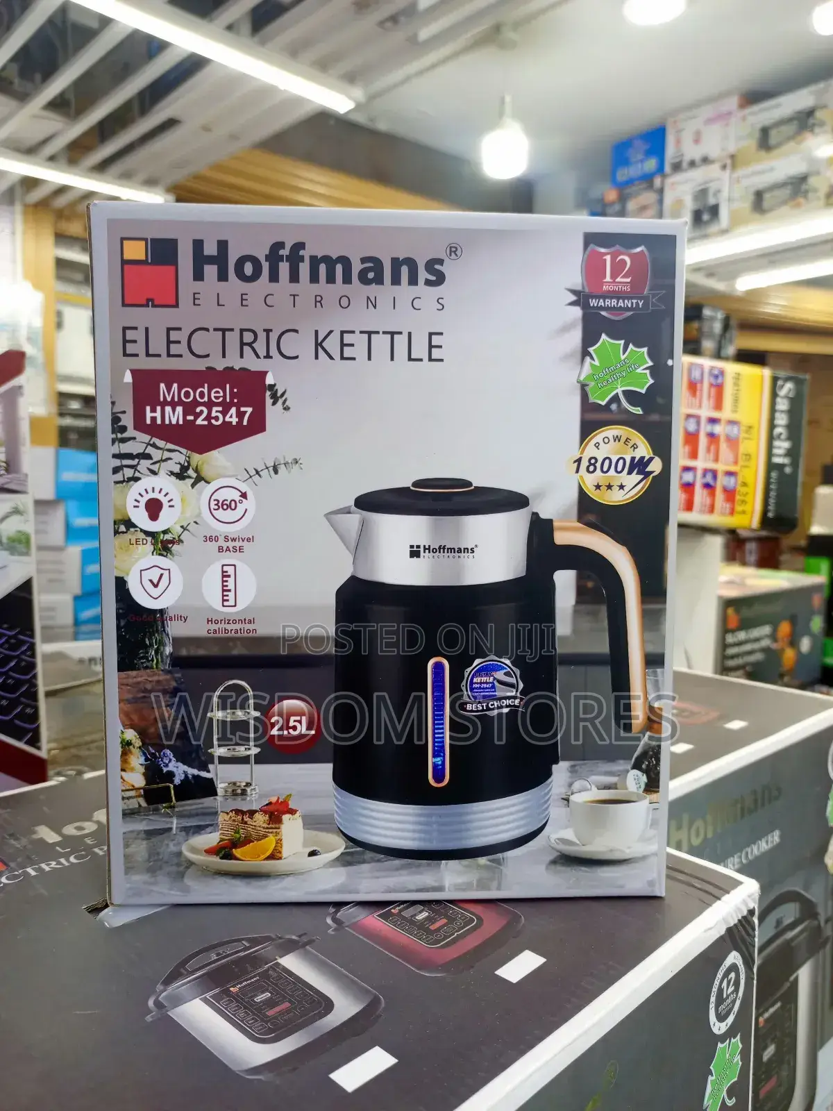 Hoffmans Hm-2547 Electric Milk Kettle.