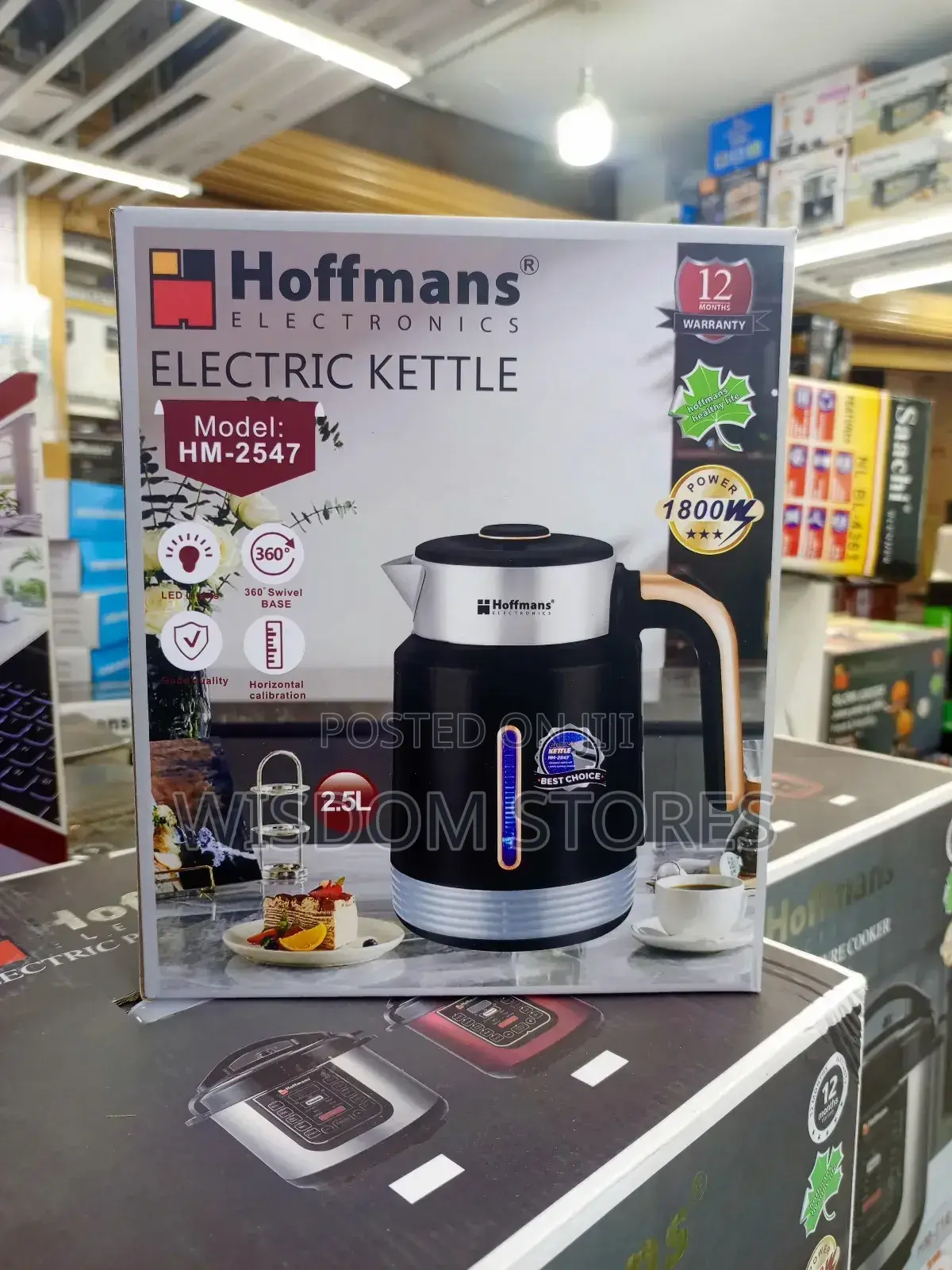 Hoffmans Hm-2547 Electric Milk Kettle.