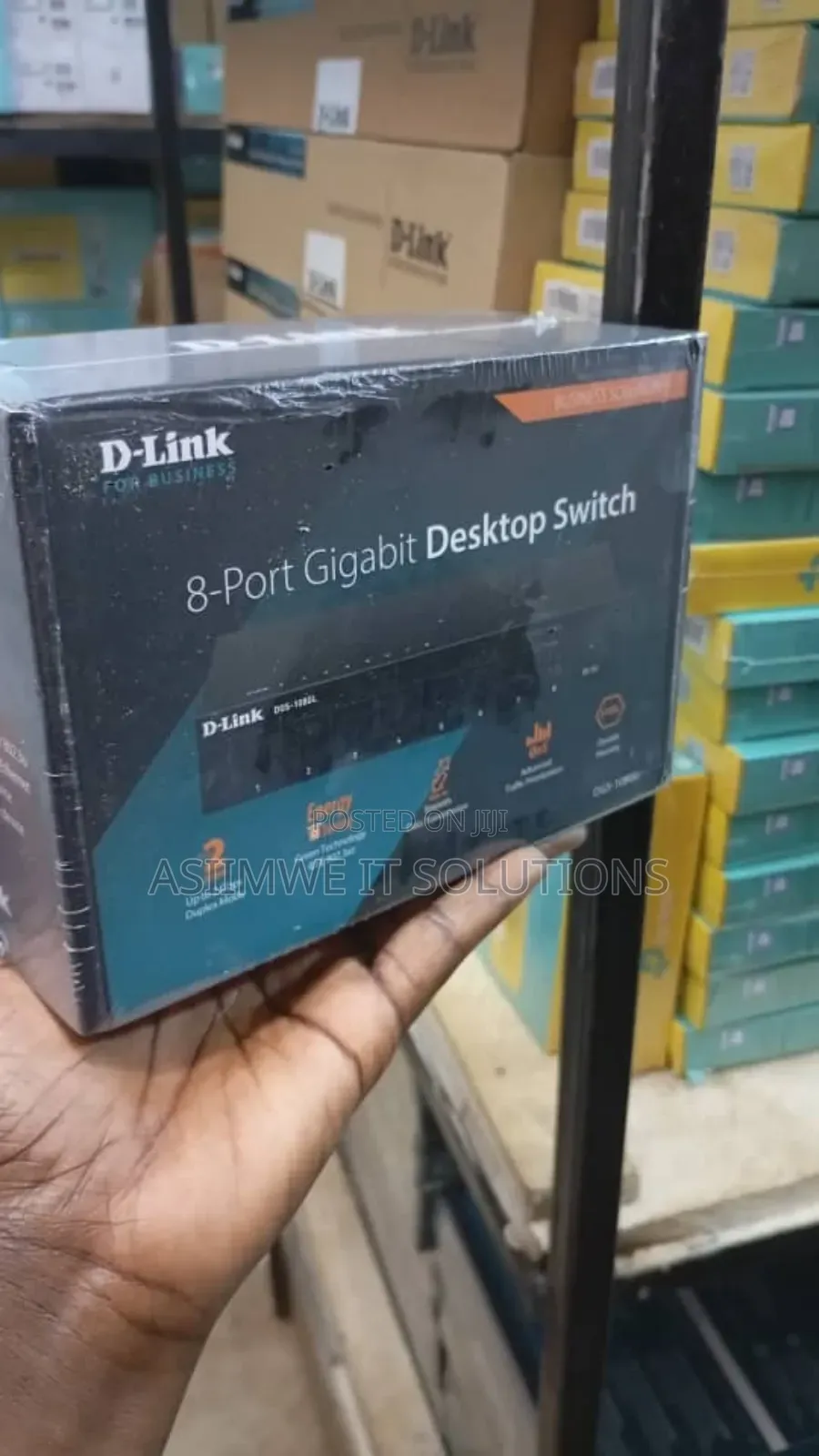 D-Link DGS-108gl 8-Port Gigabit Desktop Switch