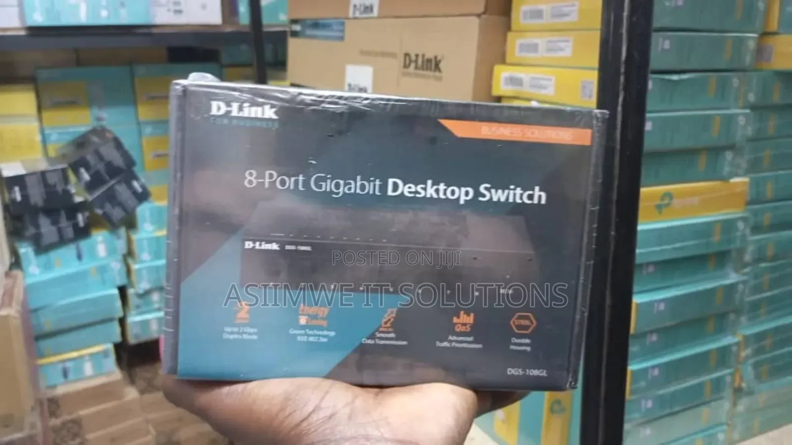D-Link DGS-108gl 8-Port Gigabit Desktop Switch