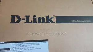 D-Link DGS-1210-28 28-Port Gigabit Smart Managed Switch.