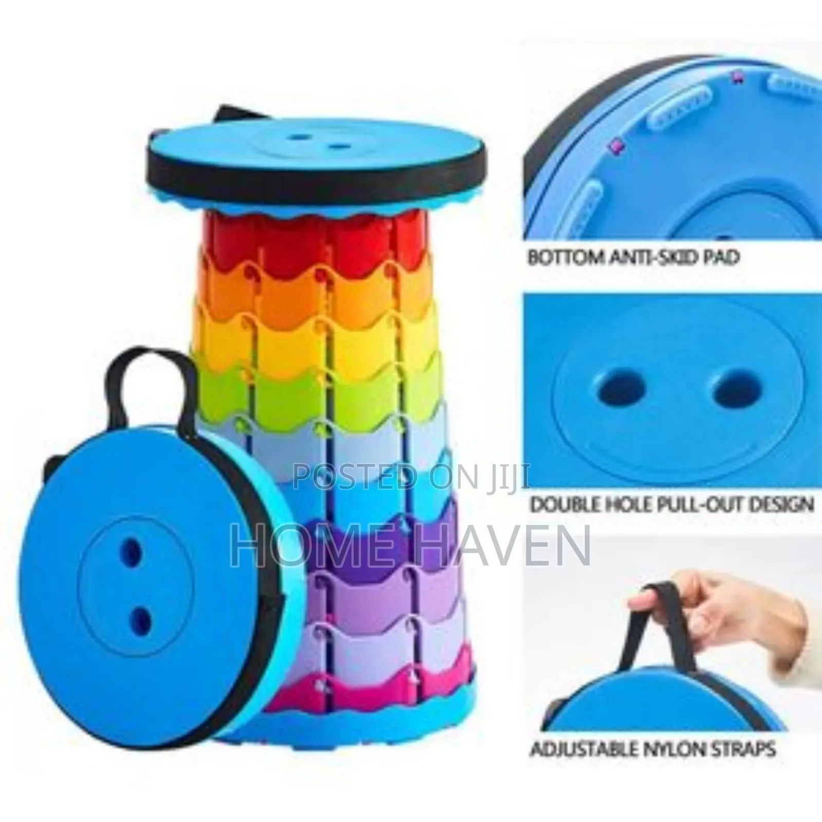 Portable Foldable Telescopic Stool