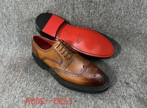Original Men’S J.M.Weston Wing Tip Brown Oxford Shoes