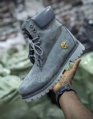 Men’S Grey Timberland Premium 6 Inch Waterproof Boots