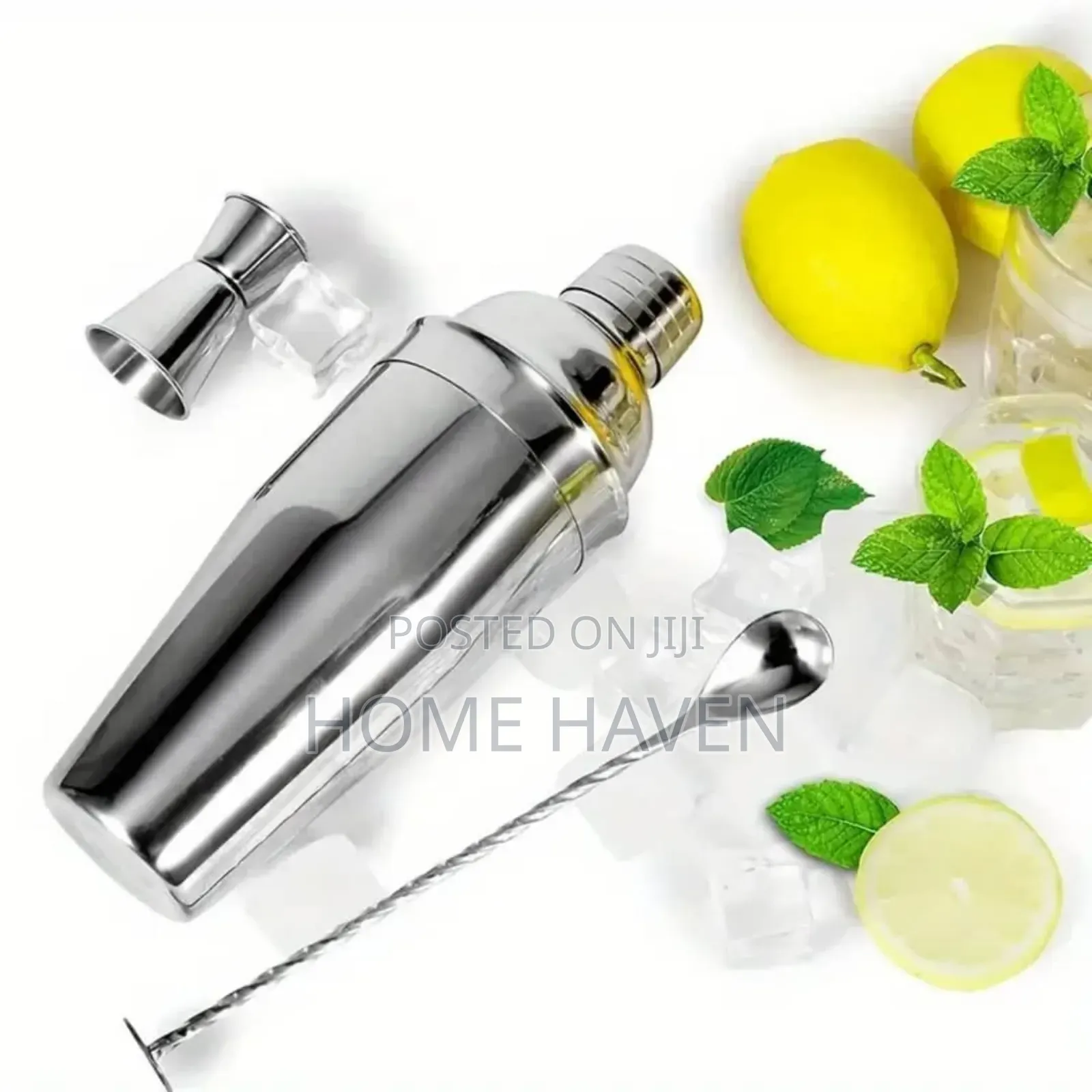 4pc Stainless Steel Cocktail Shaker Set