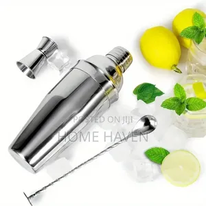 4pc Stainless Steel Cocktail Shaker Set
