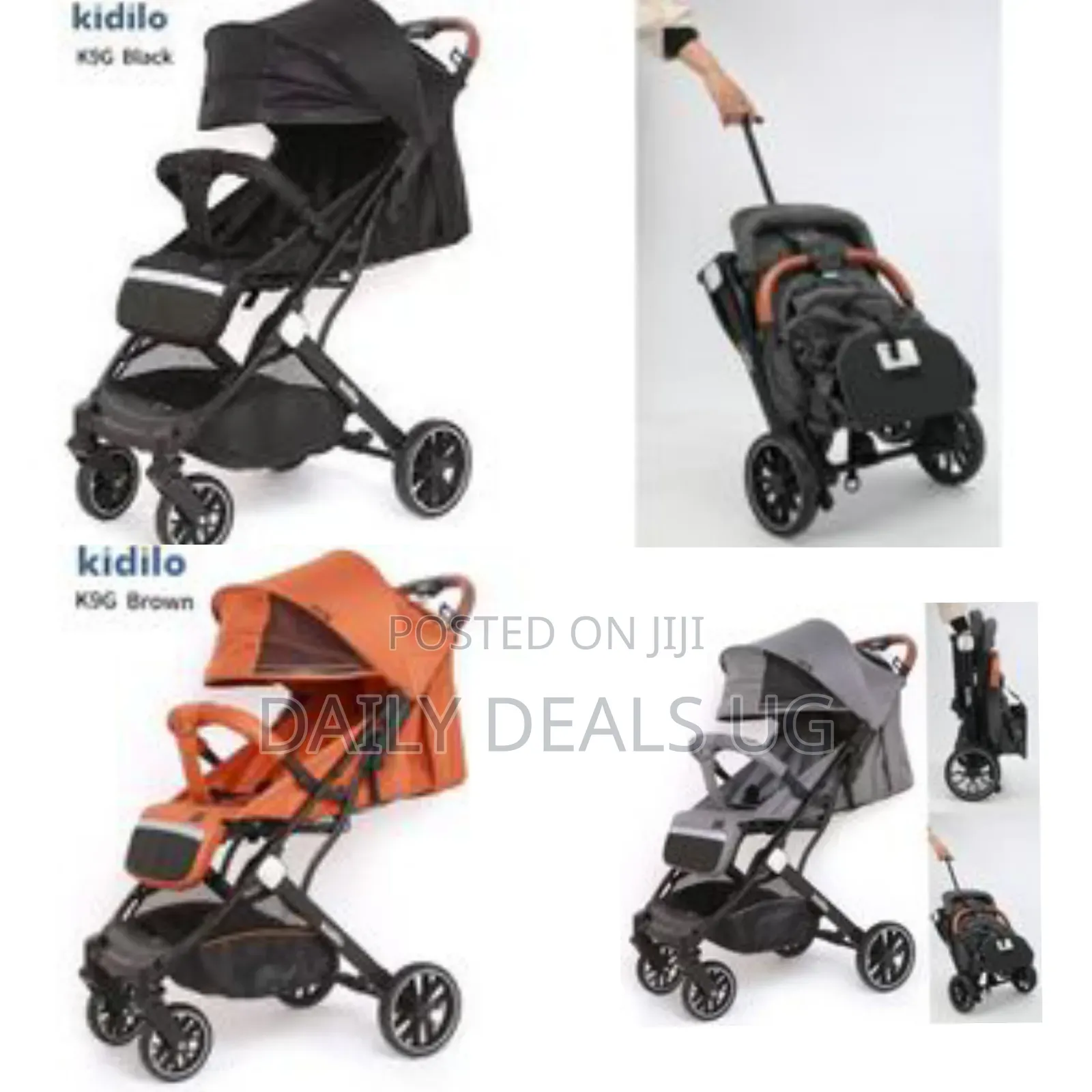 Kidilo Baby Stroller Kidilo K9g - Convertible Stroller - Conveniently