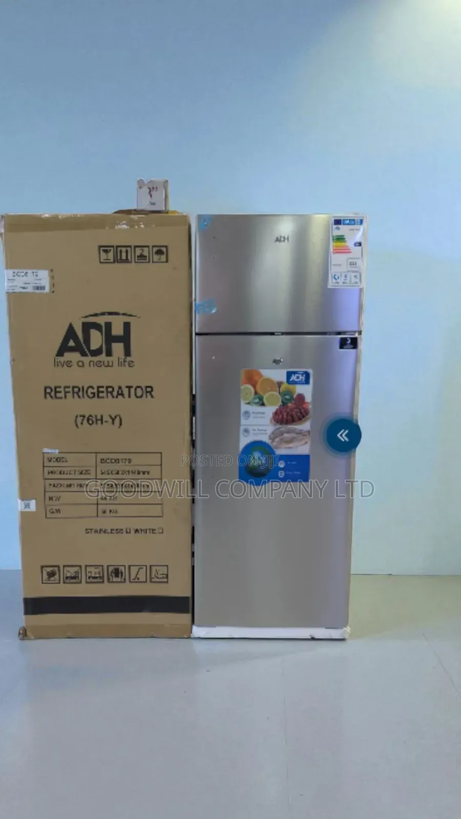 Without Dispenser 260 Liters Adh Fridge/Refrigerator Side by Side