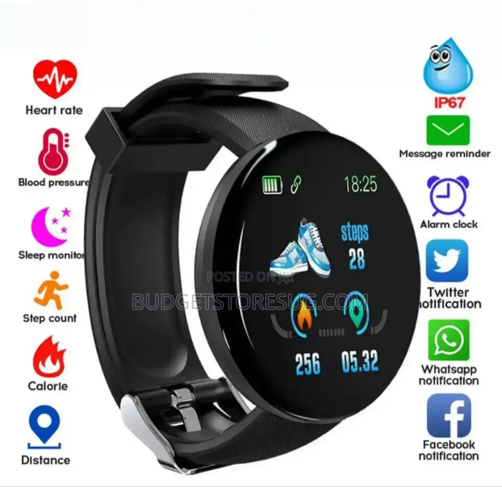 D18 Smart Watch Bracelet Band