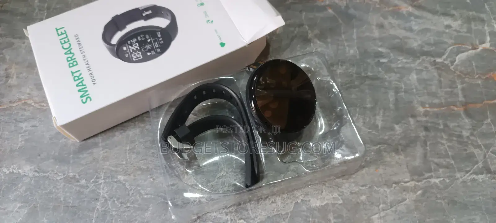 Black Waterproof Smartwatch
