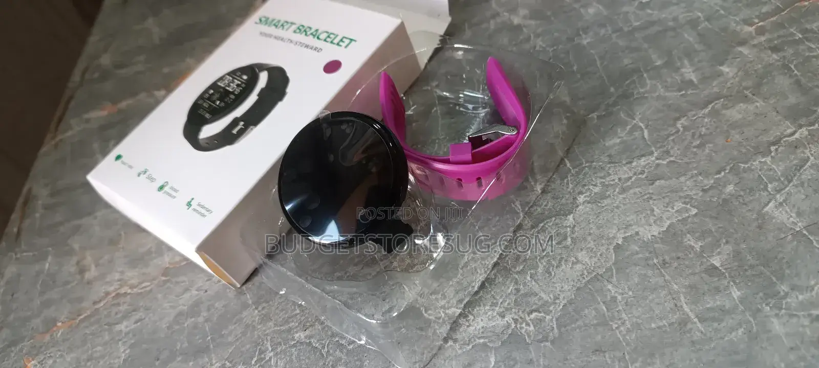 Pink Waterproof Smartwatch