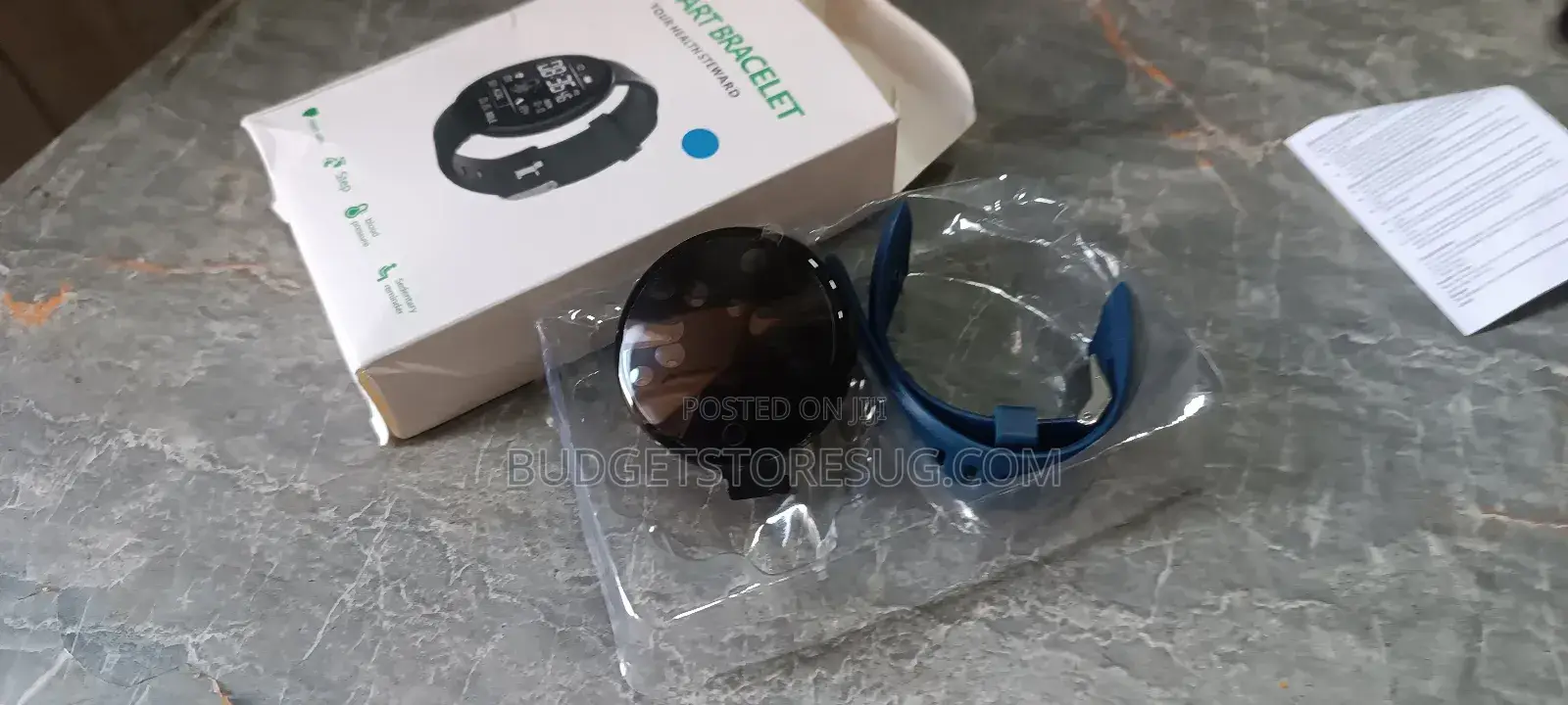 Blue Waterproof Smartwatch