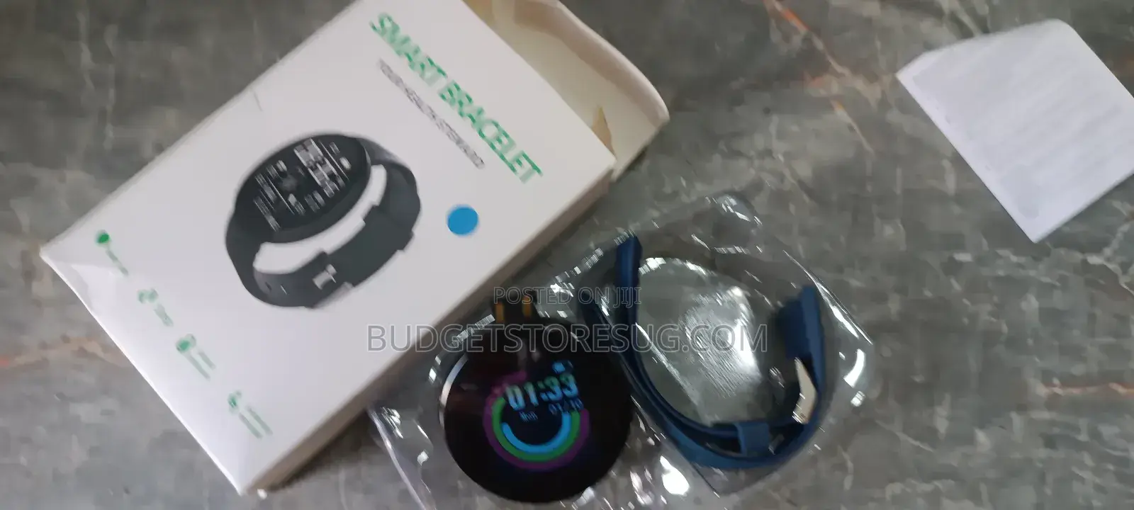 Blue Waterproof Smartwatch