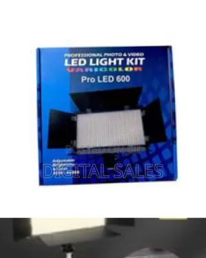 Professional Photo Video Led Pro Light Kit Varicolor 600-Bulb Led