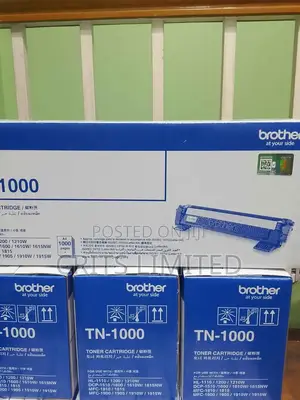 Genuine Brother Tn-1000 Toner Cartridge