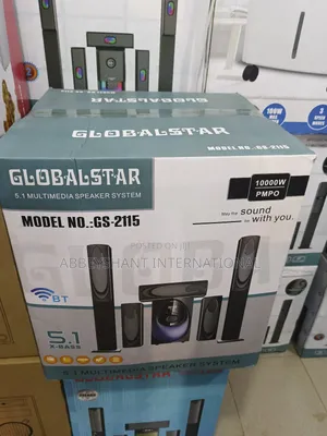 Globalstar Gs-2115 5.1 Multimedia Speaker System.