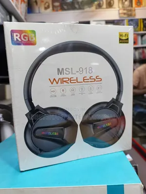 Bass Headphones RGB Wireless Headphones.