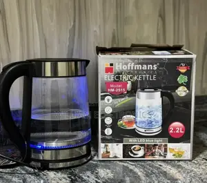2,2 Litres Hoffmans Glass Kettle/Hoffmans Glass Kettle