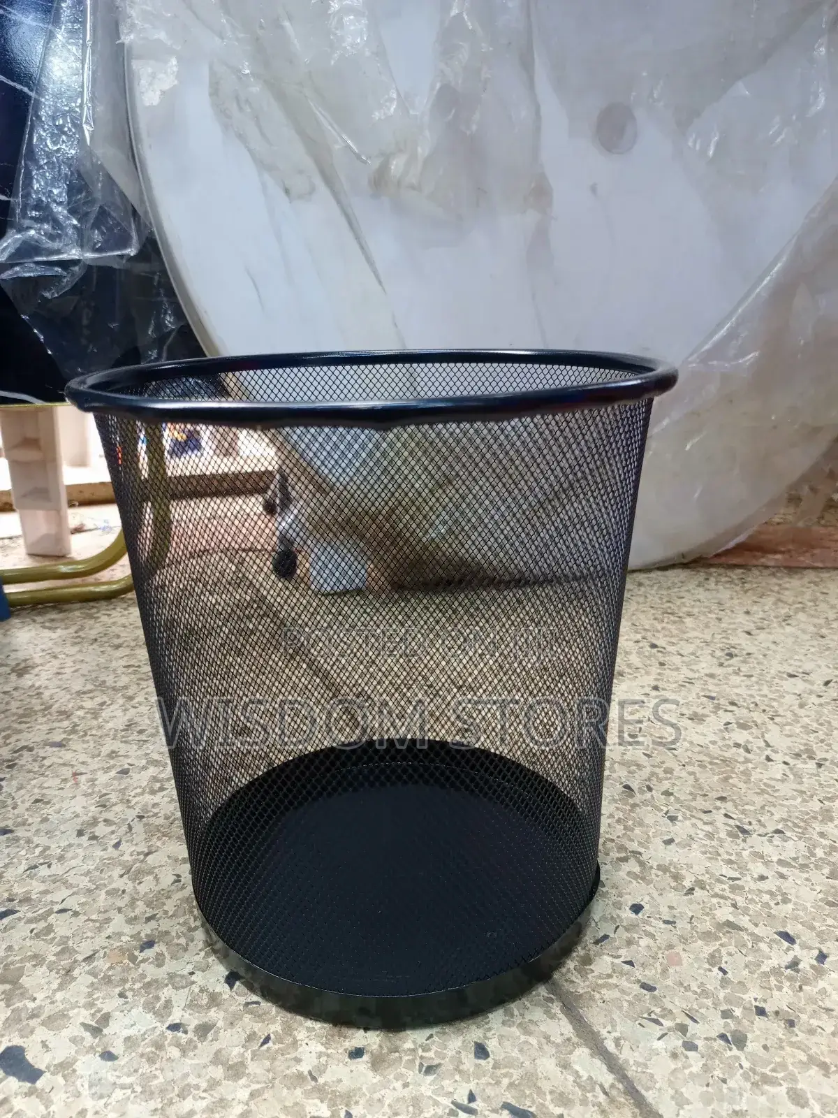 Office Trash Bin Metal- Medium