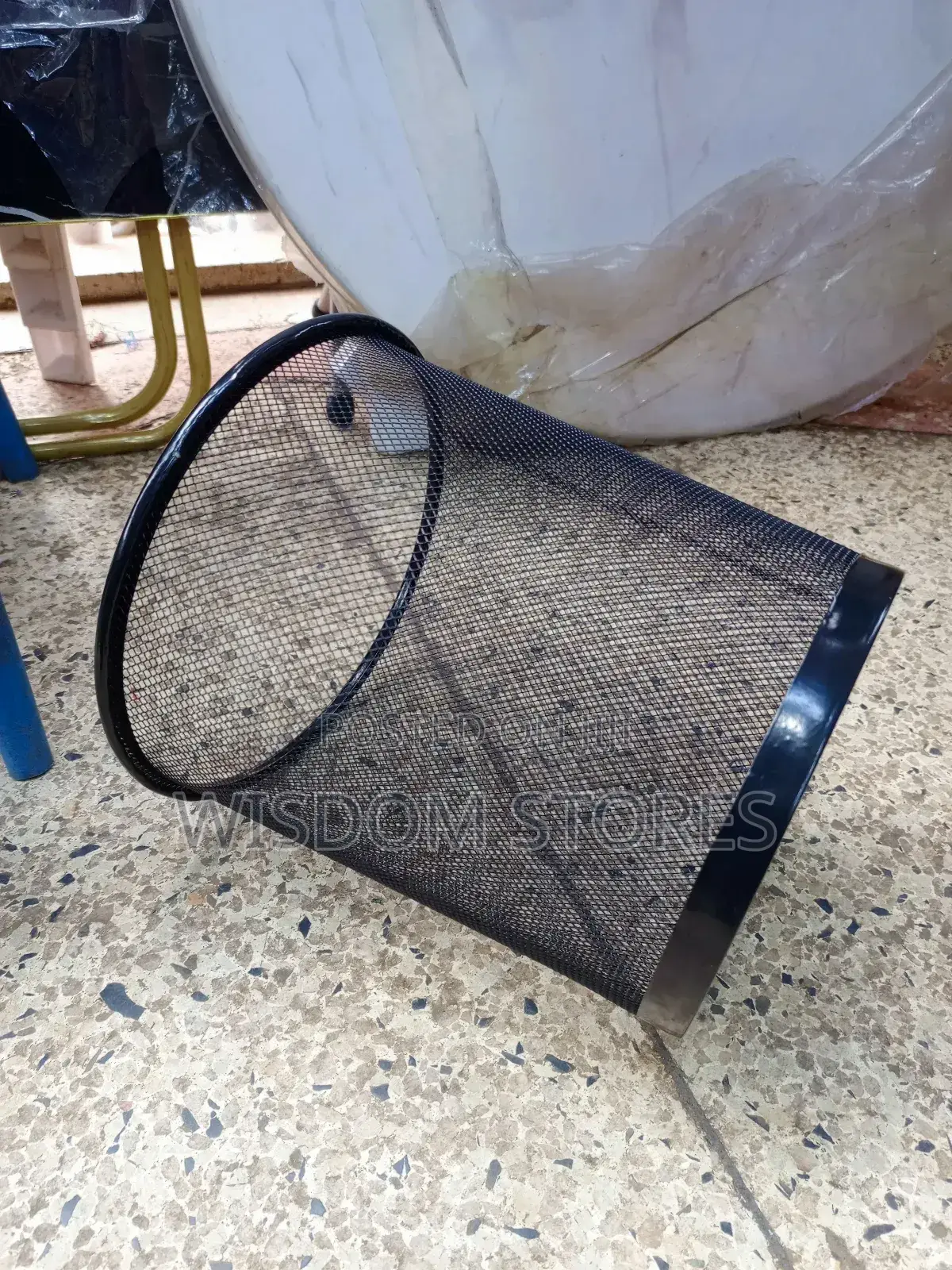 Office Trash Bin Metal- Medium
