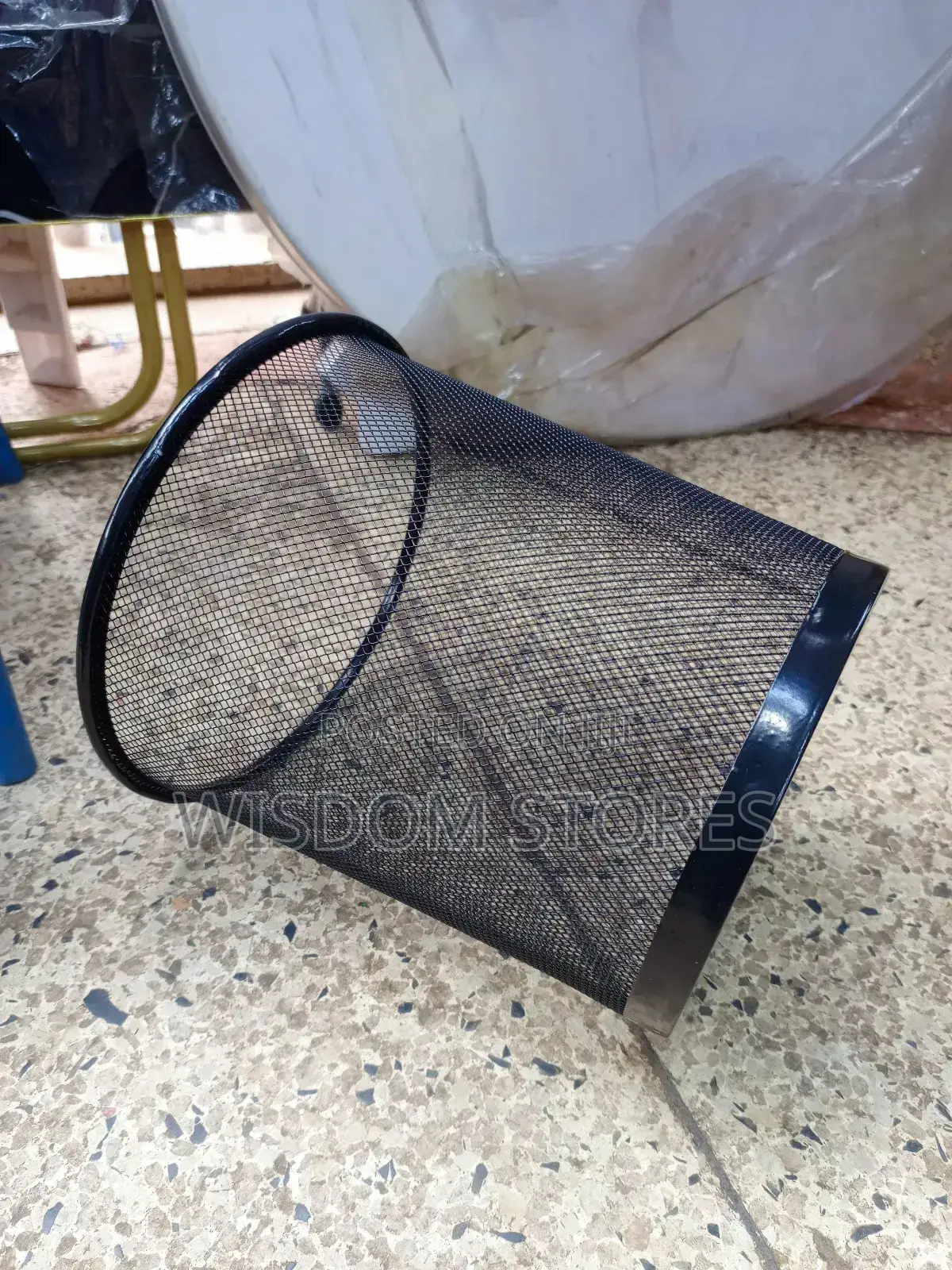 Office Trash Bin Metal- Medium